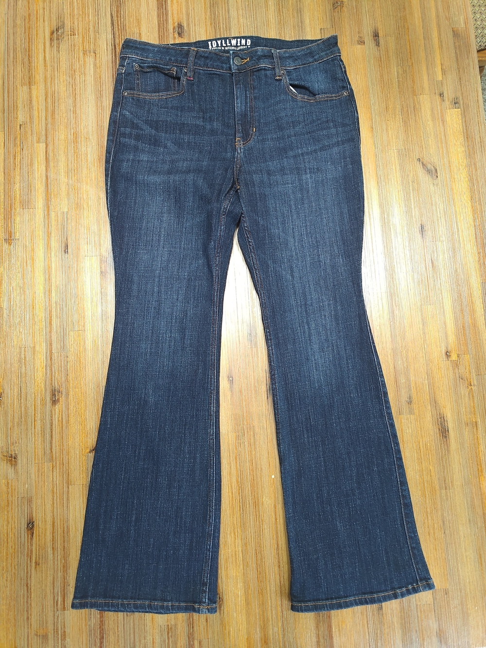 Idyllwind Women’s Dark Blue Wide Leg Jeans